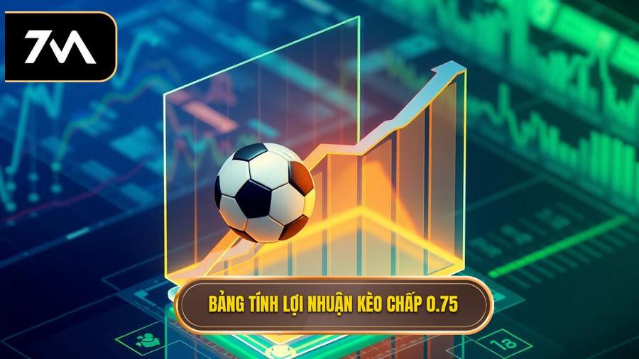 Bảng tính lợi nhuận kèo chấp 0.75