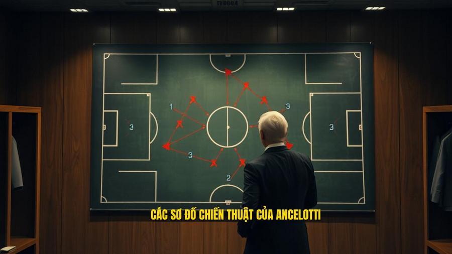 Các sơ đồ chiến thuật của Ancelotti