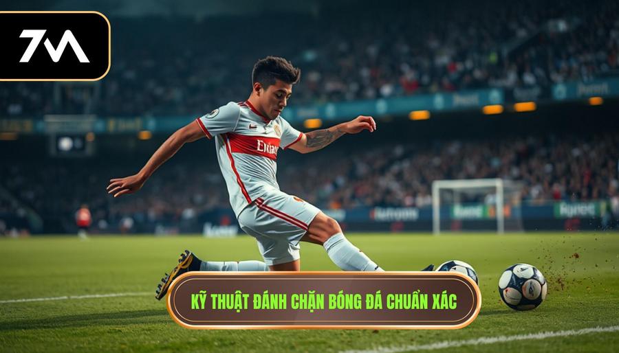 Kỹ thuật đánh chặn bóng đá chuẩn xác