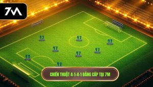 Chiến thuật bóng đá 4-1-4-1 phòng ngự: Bí mật vận hành từ 7M