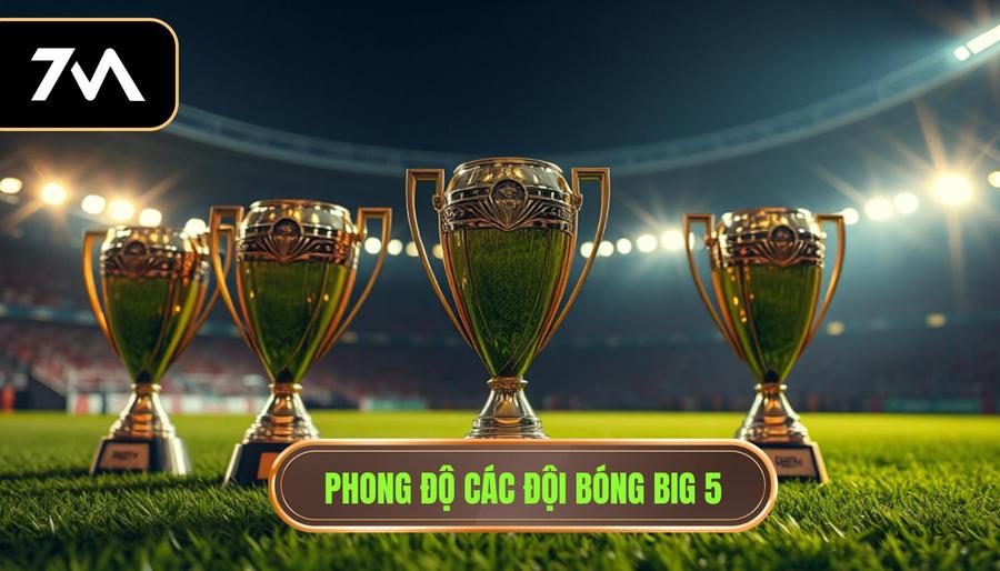 Tình hình phong độ các giải đấu hàng đầu (Big 5)
