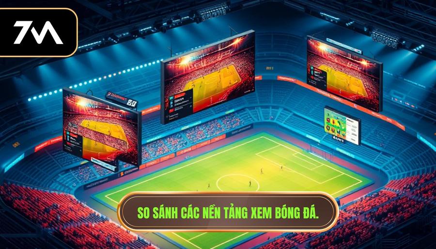 Bảng so sánh các nền tảng xem bóng đá trực tiếp phổ biến